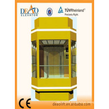 Panoramic Elevator with Safety Glass Panel